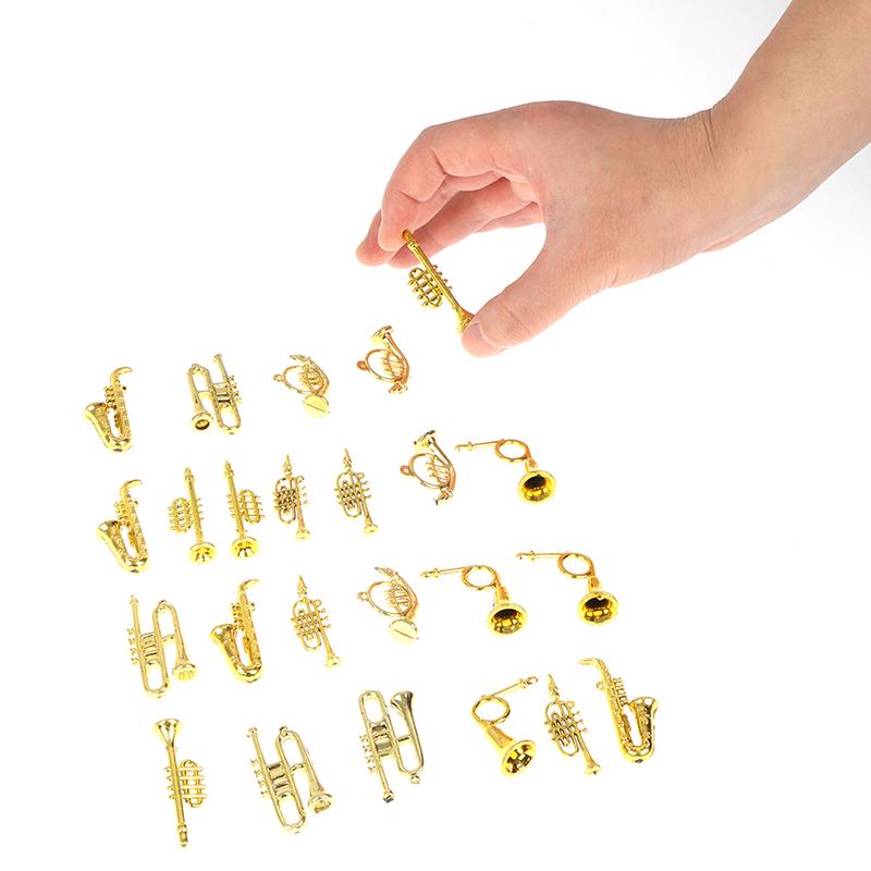 Творческий мини-музыкальный инструмент, украшения для рождественской елки, аксессуары, небольшие поделки своими руками, небольшие украшения