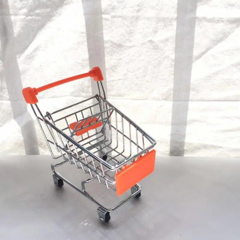 Мини-супермаркет, корзина для покупок, детские домашние игрушки, в которых можно хранить небольшие украшения, небольшие закуски 13.5x9.5x14cm